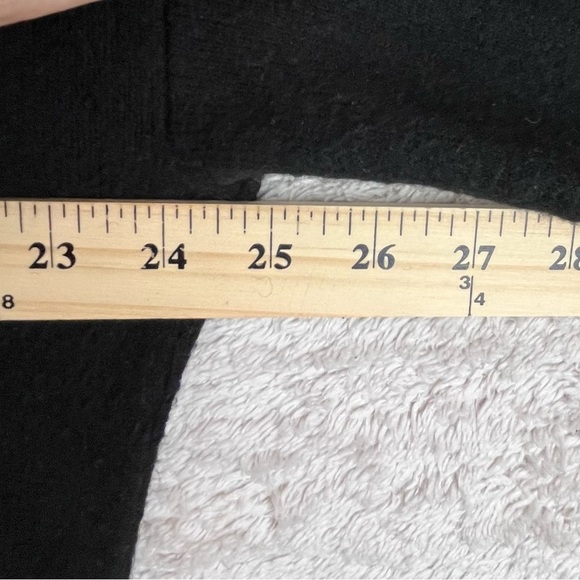 Talbots Wool Alpaca Black Sweater Cardigan Women's Pearl Rhinestone Button XL - Picture 14 of 15